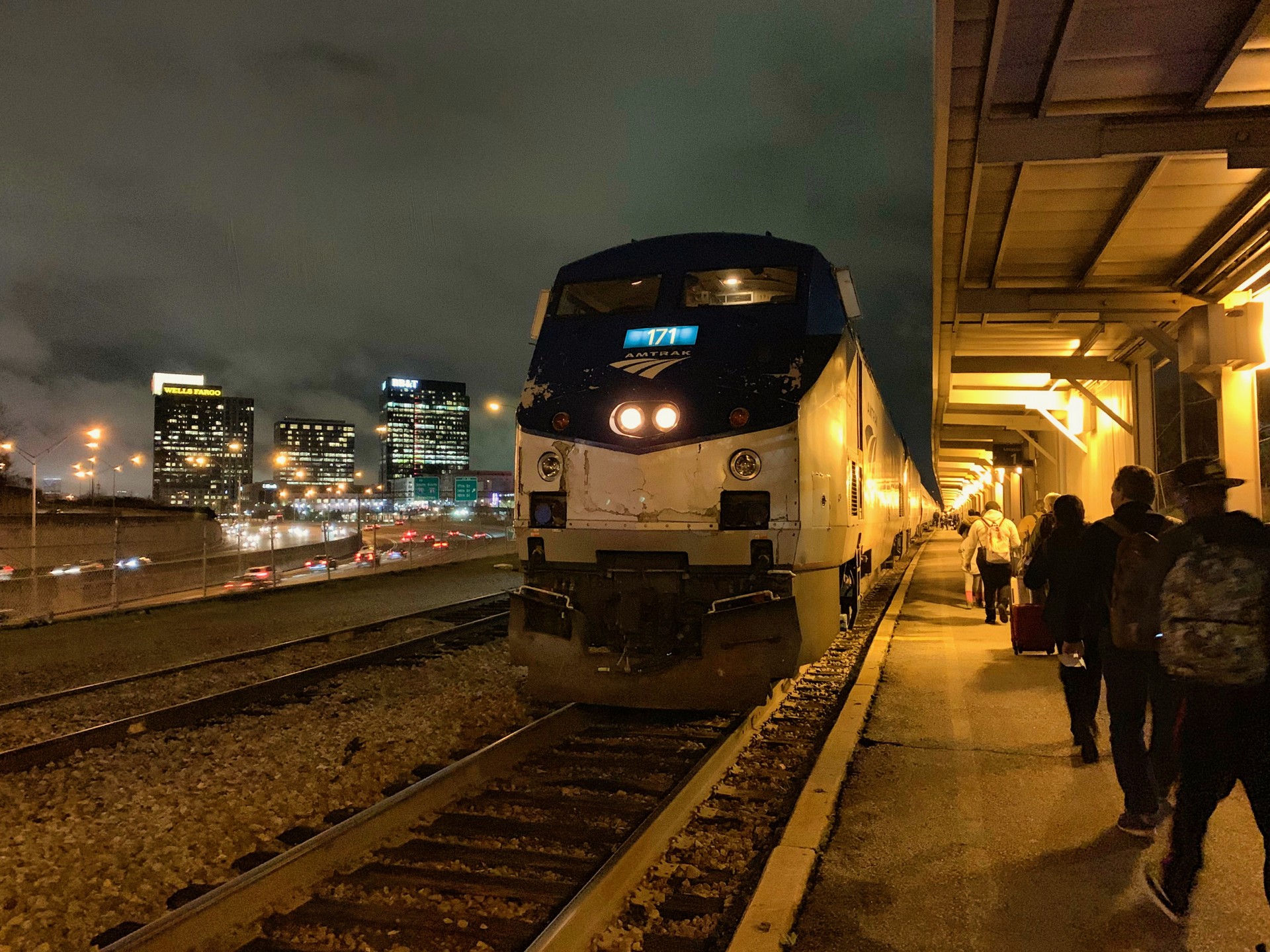 Amtrak’s Crescent arriving in Atlanta